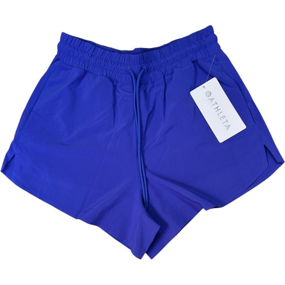 Athleta Shorts‎ Womens XS Blue Crossroads Featherweight Stretch Athletic NEW